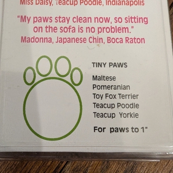 PawZ Dog Boots Tiny & XXS Green & Yellow Rubber Boots For 1" -1.5" & under paws - Picture 5 of 10